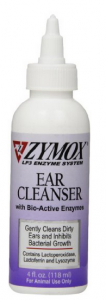 Clean dog Ears - dog ear wash reviews - Zymox Ear Cleanser