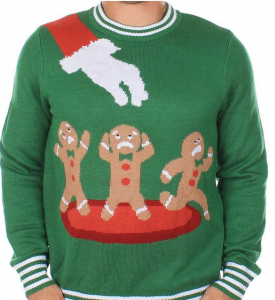 Ugly Christmas Sweater Gingerbread Nightmare