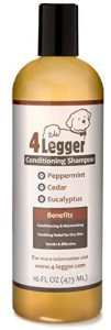 Best Dog Shampoo for Itchy Skin 4 Legger Certified Organic Dog Shampoo with Conditioner Review