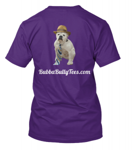 Bulldog T Shirt My Best Friend is a Bully tee back