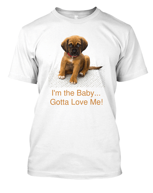 Bulldog Tee shirt puppy I am the baby